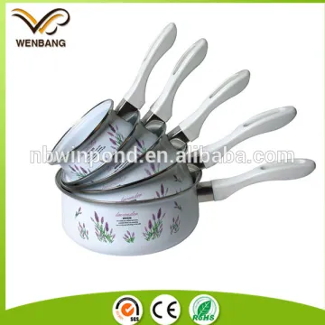 hot selling wholesale high quality enamel sauce pan sets
