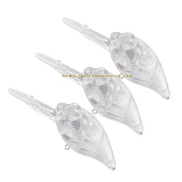 Wholesale High Quality 90mm 16g Square Bill Fishing Lure - Unpainted Lure Body Blank