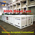 Customized 1000 liter gasoline fuel storage tank