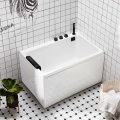 Mini banheira japonesa moderna de pequenos tamanhos quadrada de acrílico