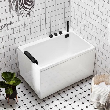 Modern mini japanese small sizes square acrylic bathtub