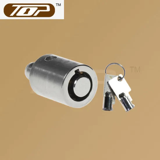 tubular key push lock