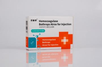 Hemocoagulasa Bothrops Atrox para la unidad de inyección 2
