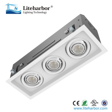 CCT 2700-6500k 3-Lamp 8W/Lamp New Construction or Remodel Mini Multiple Downlight