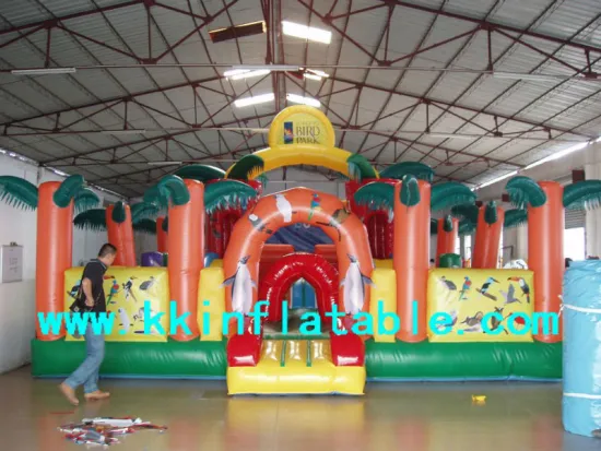commercial forest inflatable amusement park for kids
