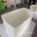 Freestanding Solid Surface Acrylic Soaking Bathtub