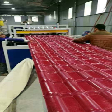 แผ่นกระเบื้องหลังคาเรซินสังเคราะห์ขั้นสูง PVC