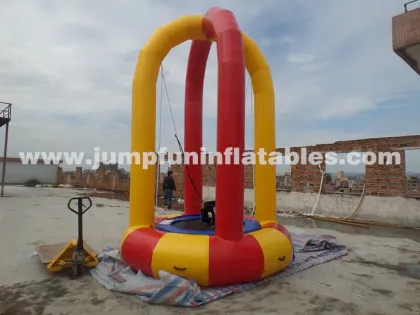 New games Inflatable Jump Trampoline for bungee sport