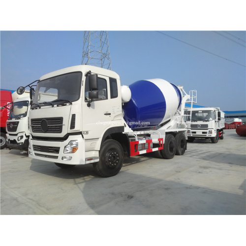 Self loading construction concrete mixer truck