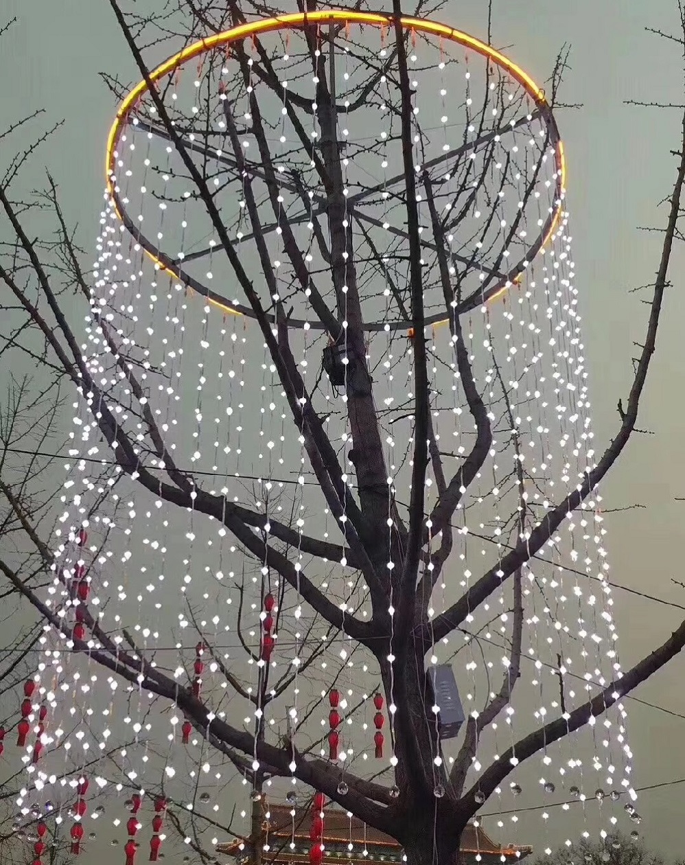 Litríkur LED Ball Fairy Light Display fyrir diskó