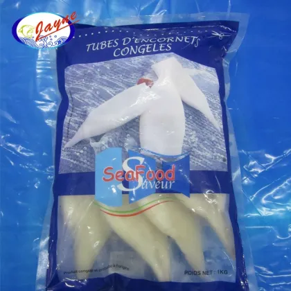 China factory good quality types of seafoods squid tube iqf