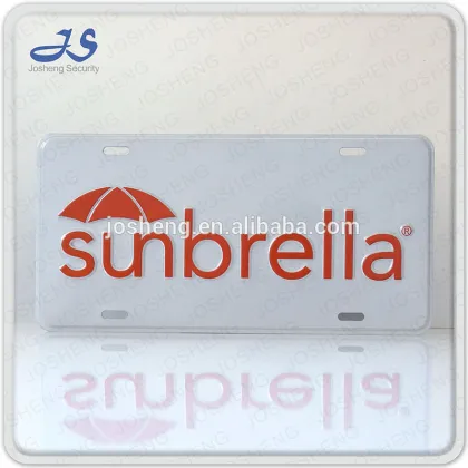 Sunbrella aluminum plate