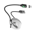 Versenkbares 3-in-1-Magnet-USB-Datenkabel mit 3-in-1