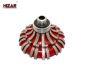 Diamond Router Bit and Profile Wheel for Granite Cutting