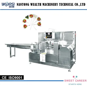 Flat Lollipop Feeding by Hand Bag Packing Machine