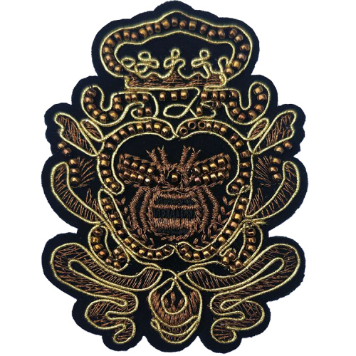 Customized rope embroidery patch badge