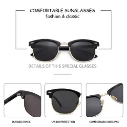 Half Frame Polarized Sunglasses for Outdoor Sports