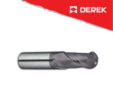 Carbide End Mill 4 Flutes Ball Nose Extra Length