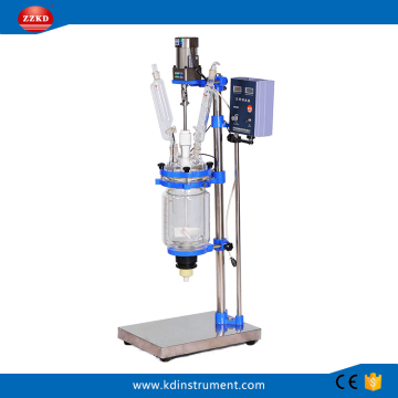 3L Jacketed Chemical Glass Polymerization Reactor