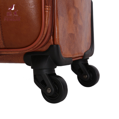 Desain Baru Murah Pu Kulit Vantage Elegance Luggage