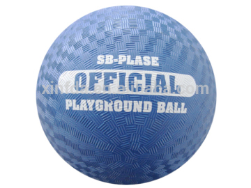 High quality custom printing indoor outdoor school sport equitment soft touch high bouncy rubber playground ball for children