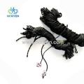 High modulus twisted carbon fiber cord string rope