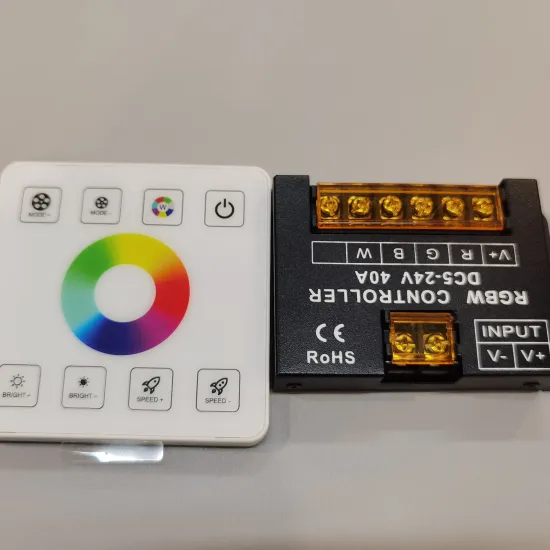 5V 12V 24V 40A High Power Smart LED Controller with Full Touch Panel for RGBWC/RGBW LED Strips