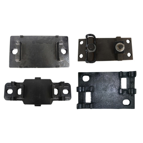 Tie Plate for Railway Construction Iron tie plate for metro fastener Factory