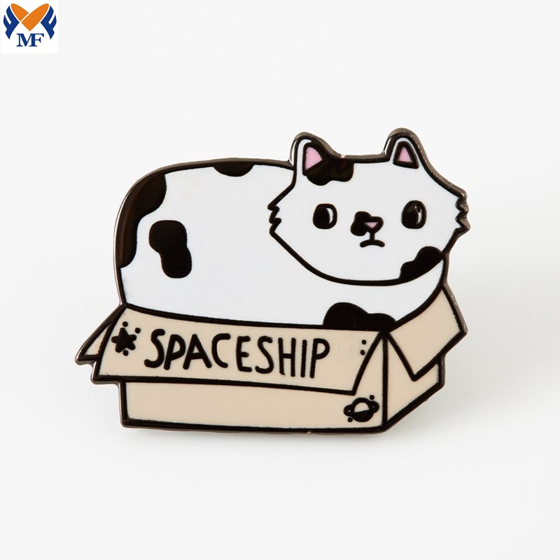 Spaceship Cat Enamel Pin