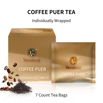 Coffee Pu'er tea bags