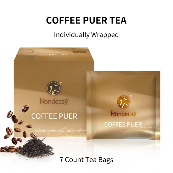 Coffee Pu'er tea bags