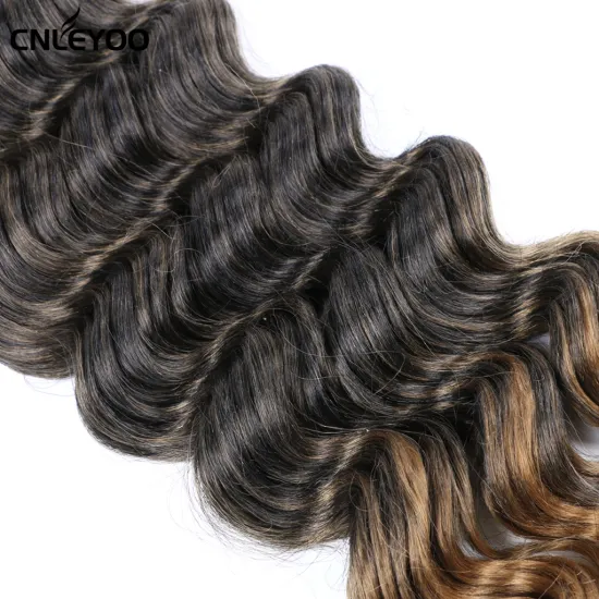 Multiple specifications can be customized ladies synthetic lace loose wave wig