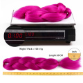 24 pulgadas 100 gramos Premium Gradient Jumbo Braid Crochet Extensiones de cabello trenzado sintético