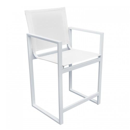 Teslin chair and aluminum table