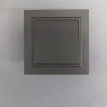 Выключатель 1-клавишный 10А в сборе Elendax Electric Черный