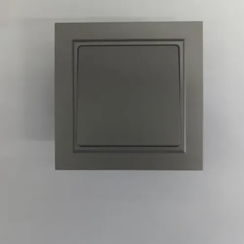 Interruptor 1 Chave 10A Conjunto Elendax Elétrico Preto