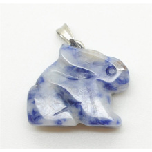 Rabbit Shape Sodalite pendant