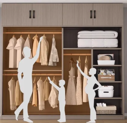 Free standing sliding door wardrobes