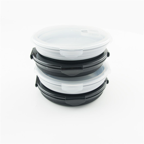 Leakproof Food Container Collapsible Silicone Lunch Box