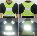 Vestuário Esportivo High-Viz Reflective Running Vest com bandas