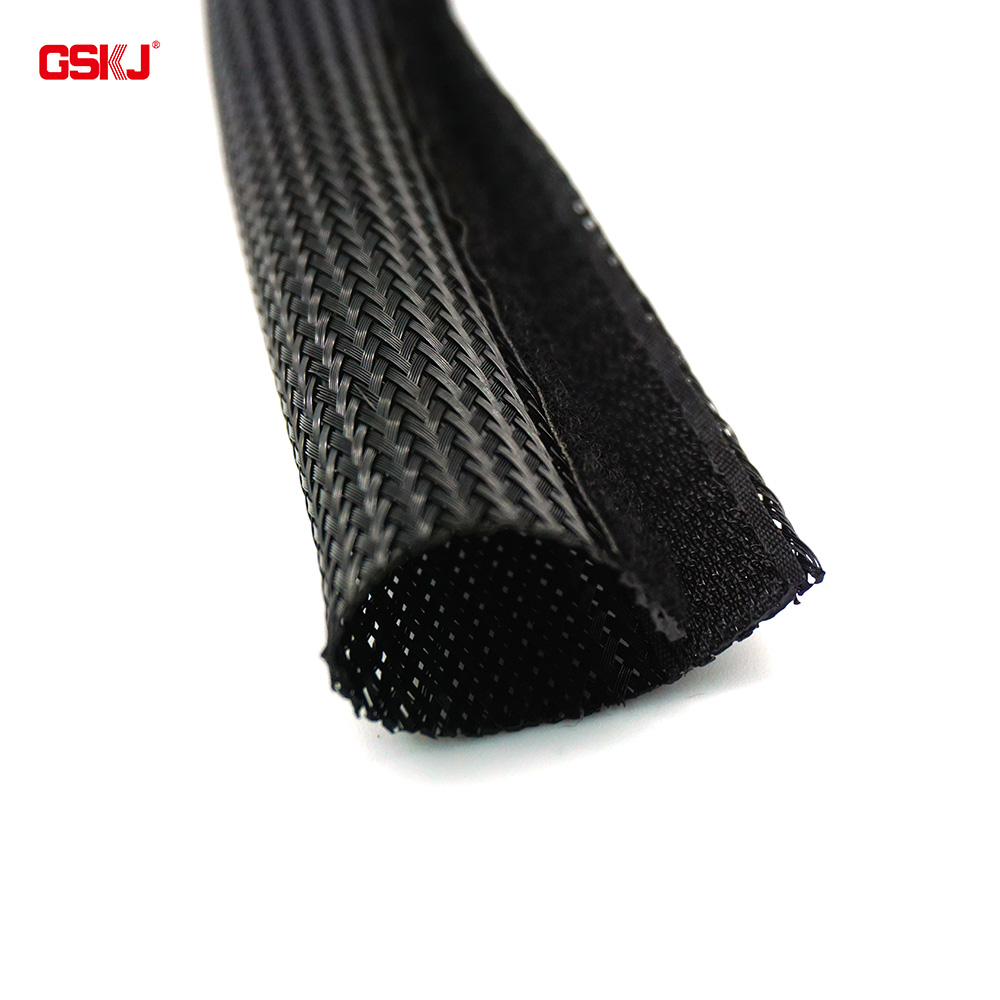 Selongsong Velcro Jalinan untuk Manajemen Kabel