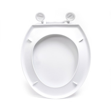 Asiento de inodoro de cubierta inteligente de baño blanco duradero