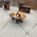 Large Wood Burning Outdoor Corten Steel Fire Pits