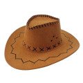 Cappello da cowboy in feltro stile classico per adulti