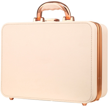 เคสแต่งหน้าแบบพกพาเดินทางพร้อมกระจกไฟสำหรับสาวและสไตลิสต์