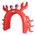 Pasadyang crab spray water inflatable arch spray sprinkler