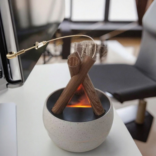 Portable Essential Oil Diffuser Humidifier Flame Diffuser