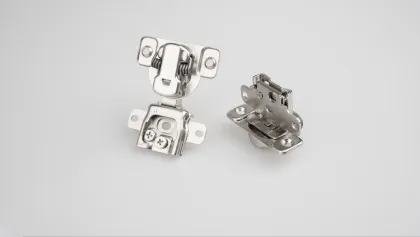 Universal soft close inward opening door hinge