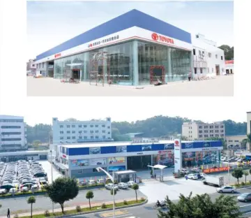 Erection of structural steel of Toyota 4S Shop