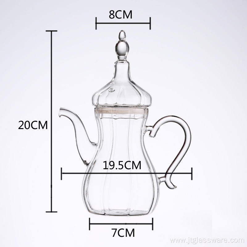 Best Selling Glass Teapot for Turkey